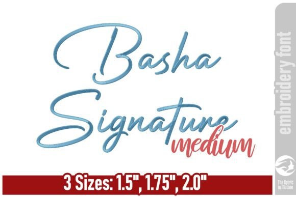 Basha Signature Font - Medium