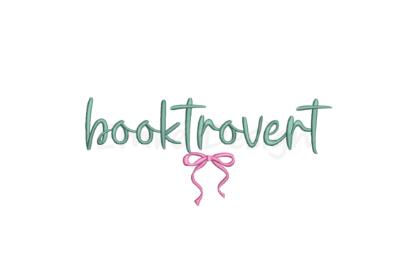 Booktrovert Embroidery Design Review