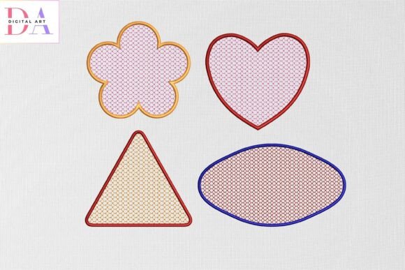 Heart Flower Triangle Oval