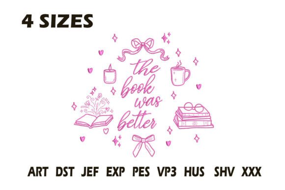 The Book Was Better Embroidery